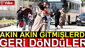 BAYRAM İÇİN ÜLKELERİNE GİDEN 44 BİN SURİYELİ TÜRKİYE'YE DÖNDÜ