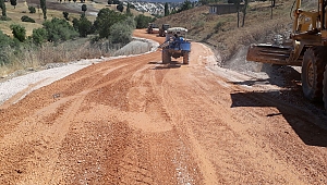 BÜYÜKŞEHİR YOL YAPIMINA DEVAM EDİYOR