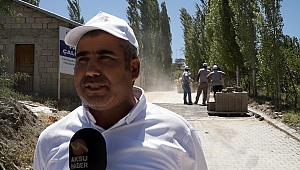 ÇAĞLAYANCERİT MAHALLELERİNE BETON PARKE
