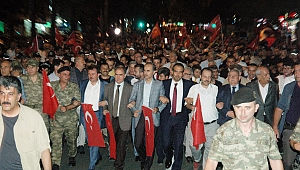 KAHRAMANMARAŞ’TA 15 TEMMUZ MİLLİ BİRLİK YÜRÜYÜŞÜ