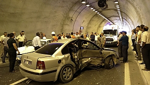  KAHRAMANMARAŞ’TA TÜNELDE KAZA: 1 ÖLÜ, 5 YARALI 