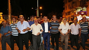 PAZARCIK’TA DEMOKRASİ NÖBETİ TUTULMAYA BAŞLANDI