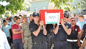 ŞAKA KURBANI POLİS, SON YOLCULUĞUNA UĞURLANDI