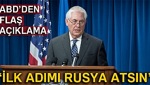 TİLLERSON: 'UKRAYNA KONUSUNDA İLK ADIMI RUSYA ATMALI'