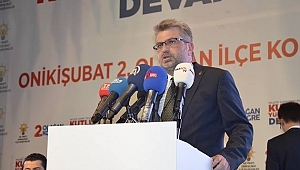 AK PARTİ ONİKİŞUBAT İLÇE BAŞKANI GÖRGEL, YENİDEN BAŞKAN SEÇİLDİ