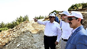 BAŞKAN ERKOÇ KUZEY ÇEVRE YOLUNDA…