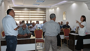 GÖKSUN İLÇESİNDE ÇİFTÇİLERE İYİ TARIM BİLGİLENDİRME TOPLANTISI