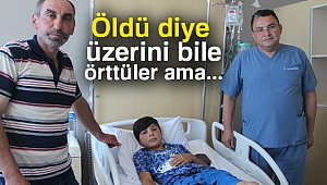 Öldü diye üzerini bile örttüler ama... Giresun haberleri