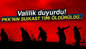 Valilik duyurdu! PKK'nın suikast timi öldürüldü...