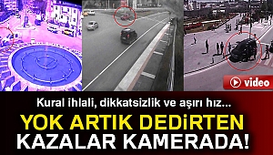 Yok Artık Dedirten Kazalar Kamerada!