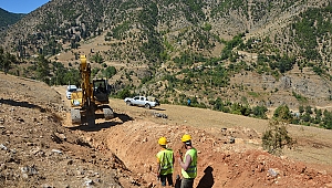 ÇAĞIRGAN’DA İÇME SUYU ÇALIŞMALARI SÜRÜYOR
