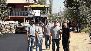 DOLUCA GRUP YOLU ASFALTLANIYOR