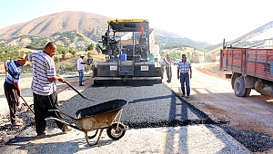HELETE YOLUNDA SICAK ASFALT  ÇALIŞMASI