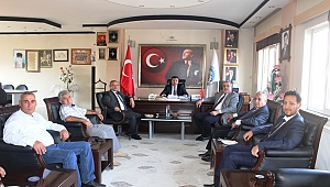 İL MÜFTÜSÜ CELAL SÜRGEÇ, BAŞKAN ÇELEĞEN’İ MAKAMINDA ZİYARET ETTİ