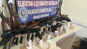 KAHRAMANMARAŞ'TA KAÇAK SİLAH OPERASYONU: 26 GÖZALTI