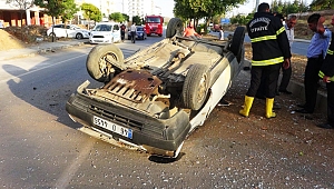 KAHRAMANMARAŞ'TA TRAFİK KAZASI: 1 YARALI 