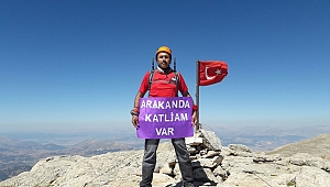 KAHRAMANMARAŞLI DAĞCILAR ARAKAN İÇİN TIRMANDI