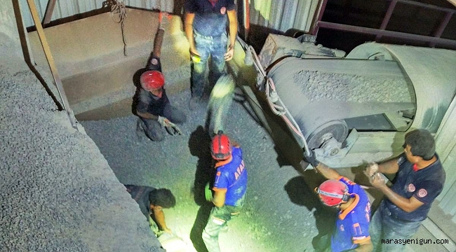 KAMYON ŞÖFÖRÜ DÖKTÜĞÜ ÇAKILIN ALTINDAN CAN VERDİ