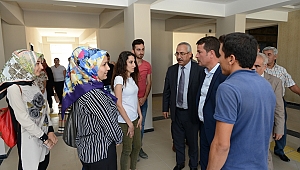 ​​​​​​​REKTÖR DEVECİ, KSÜ TÜRKOĞLU YERLEŞKESİNİ ZİYARET EDEREK İNCELEMELERDE BULUNDU