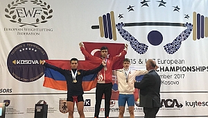 SPORCUMUZ HALTERDE AVRUPA ŞAMPİYONU