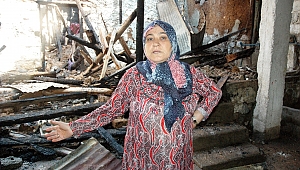 SURİYELİLER YANGINDAN SON ANDA KURTULDU