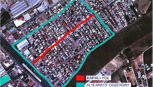 SÜRÜÇÜLERİN DİKKATİNE! KARAZİYARET MAHALLESİNDE YOL KAPAMA