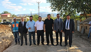 017 EKİNÖZÜ’NDE İÇME SUYU ÇALIŞMALARI DEVAM EDİYOR