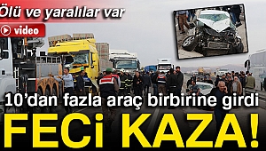 Aksaray’da zincirleme trafik kazası: Ölü ve yaralılar var