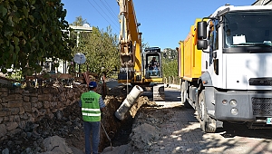 Andırın Merkez’de Kanalizasyon Çalışmaları Sürüyor