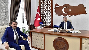 Başkan Erkoç’tan Elbistan Kaymakamlığına Ziyaret
