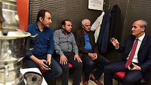 Başkan Okay’dan Esnafa Sürpriz Ziyaret
