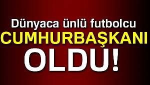 Dünyaca ünlü futbolcu Liberya’ya Cumhurbaşkanı oldu