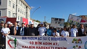 Ekinözü’nde Sağlıklı yaşam için yürüdüler