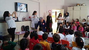 ELBİSTAN’DA MİNİKLERE HAYVANLARI KORUMANIN GÜZELLİKLERİ ANLATILDI