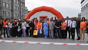 Hastanede Afet Tatbikatı Yapıldı