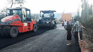 HELETE YOLU DA ASFALTA KAVUŞTU
