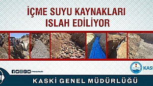 İÇME SUYU KAYNAKLARI ISLAH EDİLİYOR