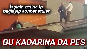 İstanbul'da düşündüren “İş güvenliği” kamerada