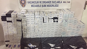KAHRAMANMARAŞ’TA SİGARA KAÇAKÇILARA AĞIR DARBE