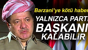 Mesut Barzani'ye kötü haber