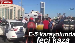Son dakika haberleri! Şişli E-5 Karayolu’nda zincirleme kaza : 2 Yaralı