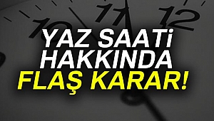 Yaz saati uygulaması TBMM'de