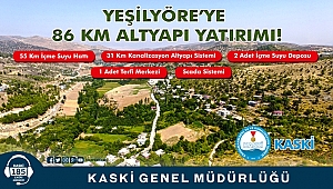 Yeşilyöre’de Alt Yapı Dönüşümü Başladı