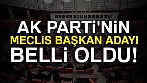 AK Parti'nin Meclis Başkanı Adayı İsmail Kahraman oldu