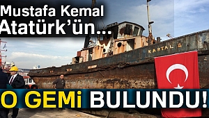 Atatürk'ün 'geldikleri gibi giderler' sözünü söylediği o gemi bulundu