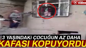 Bağcılar'da 3 yaşındaki çocuğun kafası demir korkuluklara sıkıştı