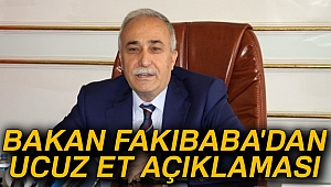 Bakan Fakıbaba'dan ucuz et açıklaması