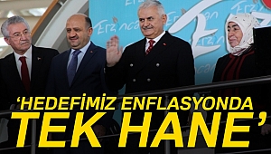 Başbakan Yıldırım: Hedefimiz enflasyonda tek hane