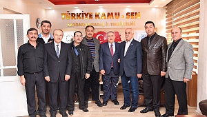 Başkan Mahçiçek’ten, Memur-Sen ve Kamu-Sen’e Ziyaret