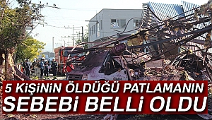 Bursa'daki patlamanın sebebi buhar sıkışması